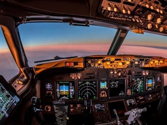 30-минутный полет на авиасимуляторе Boeing B747 в Кельне